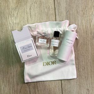 New mini Dior perfume and dustbag